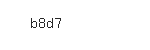 Captcha: b8d7